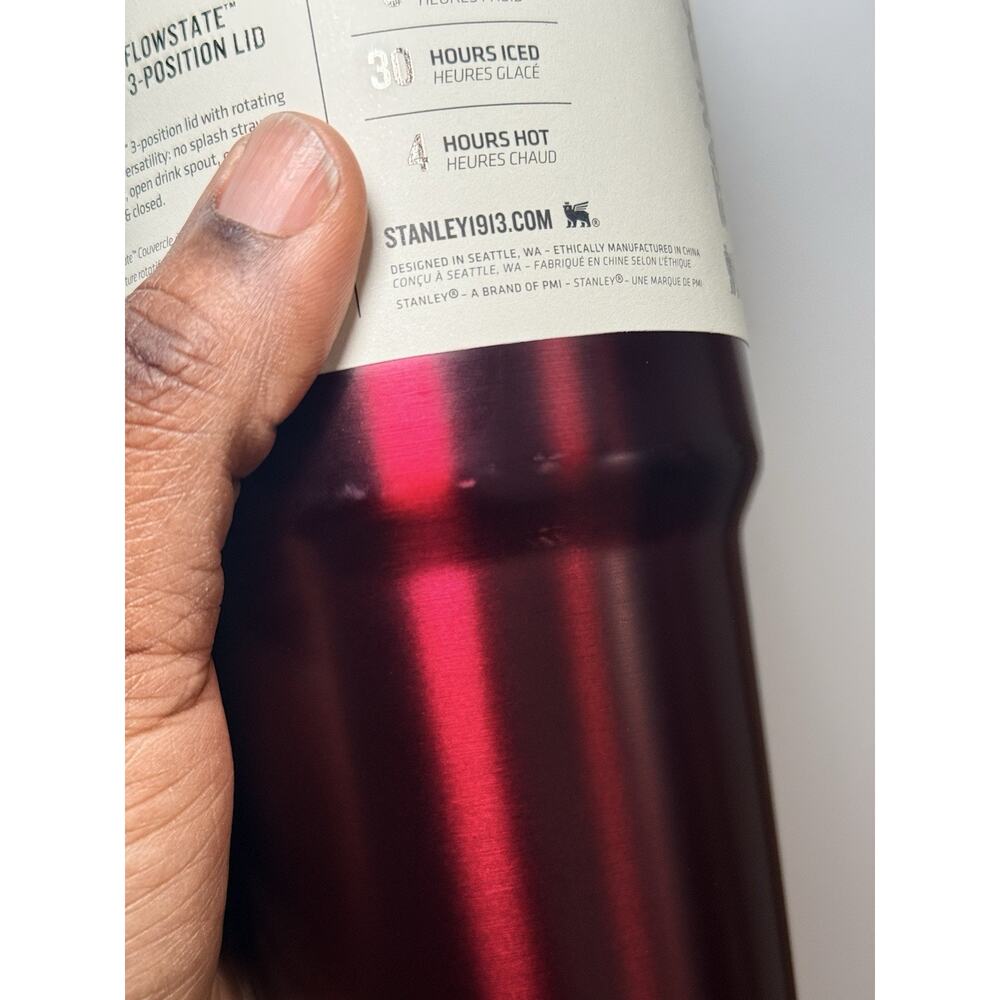 Stanley 2023 Limited Edition ROSEWOOD GLOW 20oz Tumbler BNWT - Picture 7 of 8